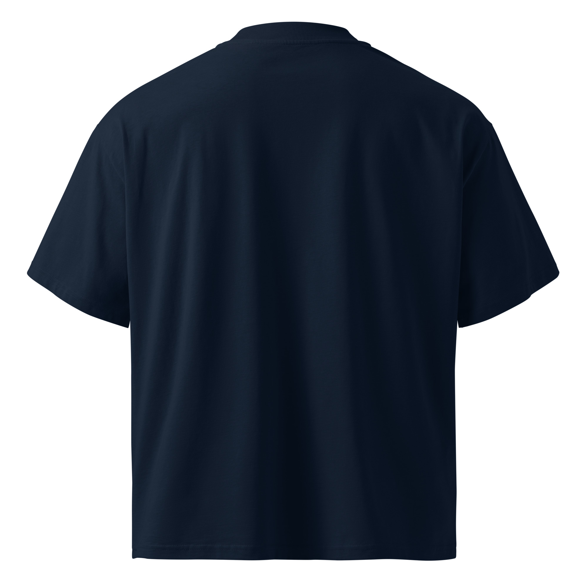 Camiseta oversize orgánica de cuello alto unisex