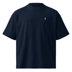 Camiseta oversize orgánica de cuello alto unisex